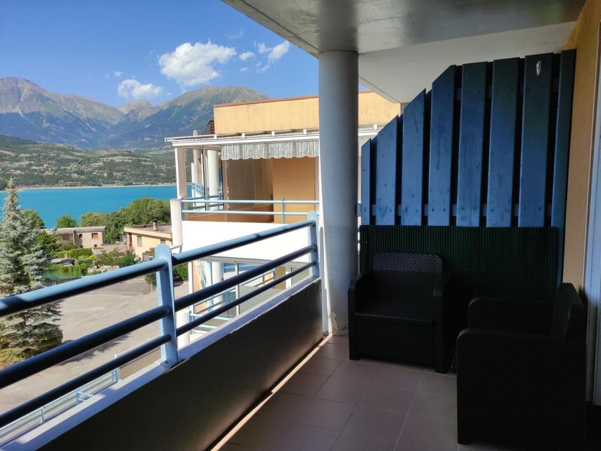 Studio Vue Sur Lac Et Montagne Savines Exterior photo